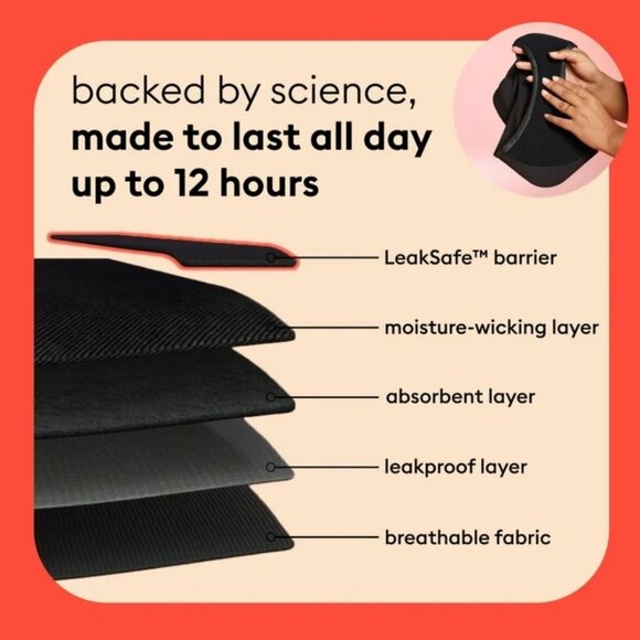 NEW!ORGANIC COTTON Thinx for All Period Better size LARGE - Picture 8 of 11